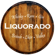 Liquorado Ladenschild und Logo